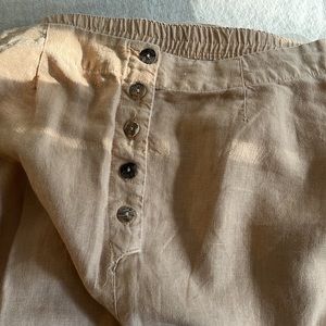 Kleen vintage 100% linen skirt